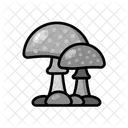 Amanita Legumes Vegetariano Icon