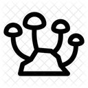 Cogumelos Saboroso Comida Ícone