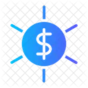 Cogwheel Money Gear Icon