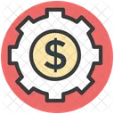 Cogwheel Dollar Investment Icon