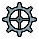 Cogwheel Gear Setting Icon