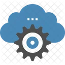 Cogwheel Cloud Hosting Icon
