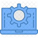 Cogwheel Gear Laptop Icon