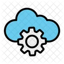 Cogwheel Settings Cloud Computing Icon