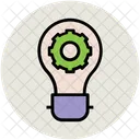 Cogwheel Bulb Gear Icon