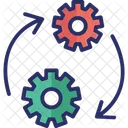 Cogwheel Around Automated Solutions Automation Icon