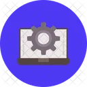 Cogwheel Gear Laptop Icon