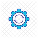 Cogwheel rotation  Icon