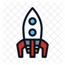 Cohete Cohete Nave Espacial Icono