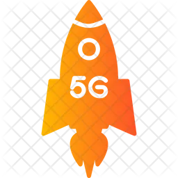 Cohete 5G  Icono