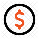 Coin Dollars Currency Icon