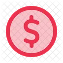 Coin Dollars Currency Icon