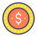 Dollar Penny Dime Icon