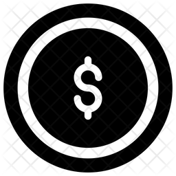 Coin Icon Of Glyph Style Available In Svg Png Eps Ai Icon Fonts