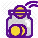 Coin Jar Banking Icon