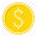 Coin Dollar Gold Icon
