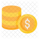 Coin Coin Stack Dollar Icon