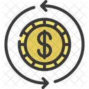 Coin Cash Circulation Icon