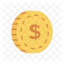 Coin Dollar Earing Icon