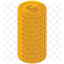 Coin Stack Piles Icon