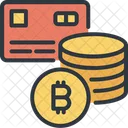 Bitcoin Coin Credit Card Icon