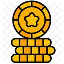 Coin Star Stack Icon