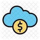 Coin Money Cloud Computing Icon