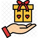 Coin Give Hand Icon