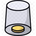 Coin Glass Cent Icon