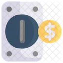 Coin Accepting Machine  Icon