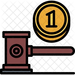 Coin Auction  Icon