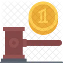 Coin Auction Coin Bidding Coin Icon