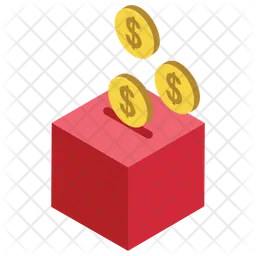 Coin Box  Icon