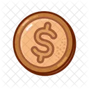 Coin bronze  Icon