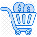 Coin cart  Icon