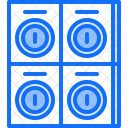 Coin Collection Storage  Icon
