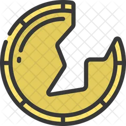 Coin Cracked  Icon