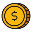 Coin Dollar Finance Icon