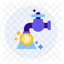 Bitcoin Faucet Faucet Bitcoin Icon