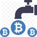 Coin Faucet Bitcoin Cryptocurrency Icon