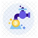 Bitcoin Faucet Faucet Bitcoin Icon