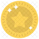 Coin Game Star Coin Winning Coin Icon