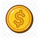 Coin gold  Icon