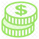 Dollar Coin Finacial Icon