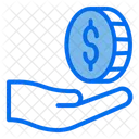 Coin Cash Startup Icon