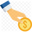 Coin Hand Gesture Icon