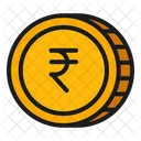 Coin Rupee Rupee Currency Icône