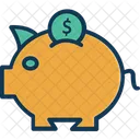 Coin Savings Investment Money Savings Icon
