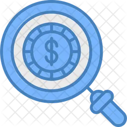Coin Search  Icon