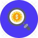 Coin Search Money Search Icon